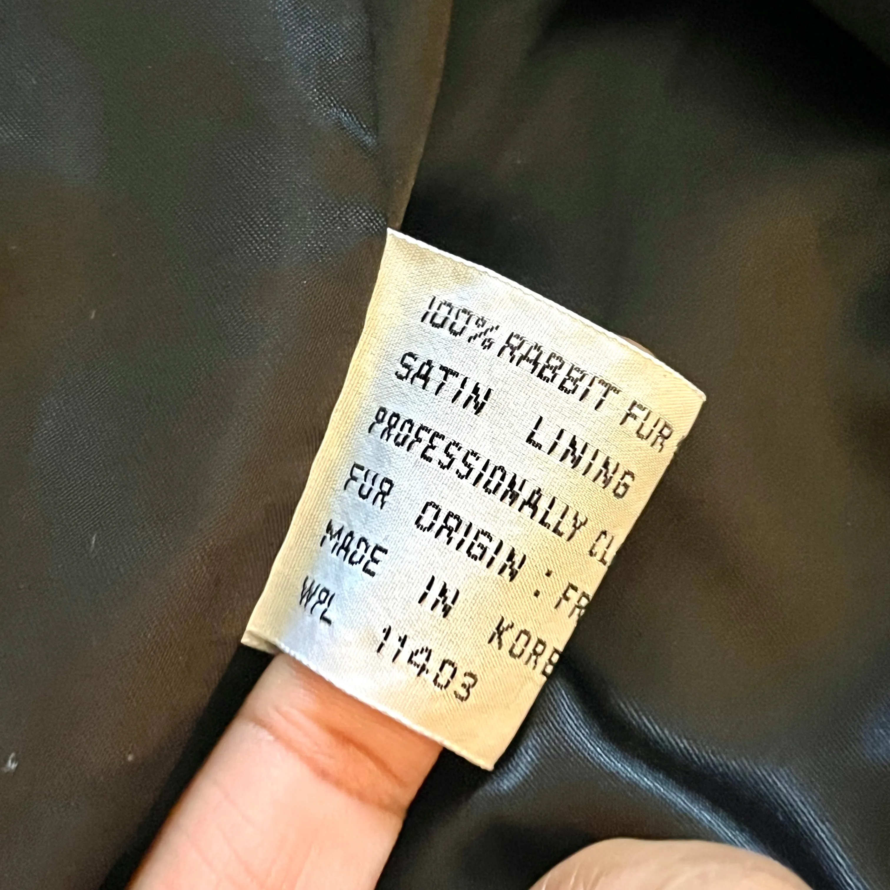 Coat Fur By Upward In Black, Size: M