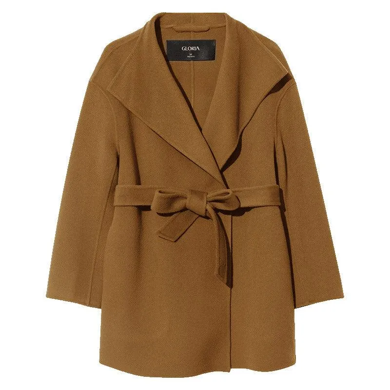 Coffee Brown Wool Coat