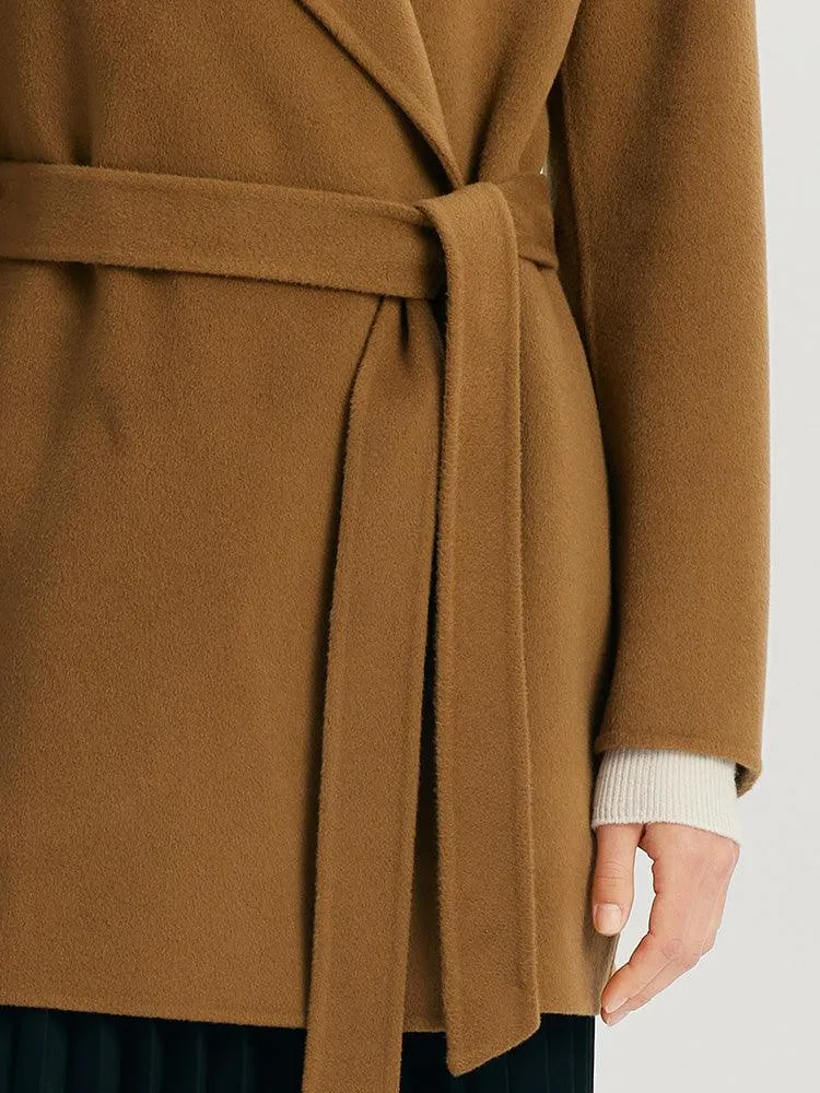 Coffee Brown Wool Coat