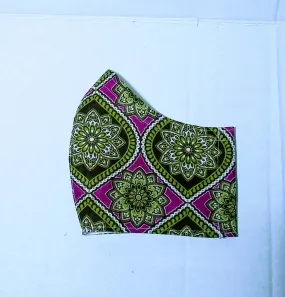 Cotton Fabric Mask - Washable & Reusable