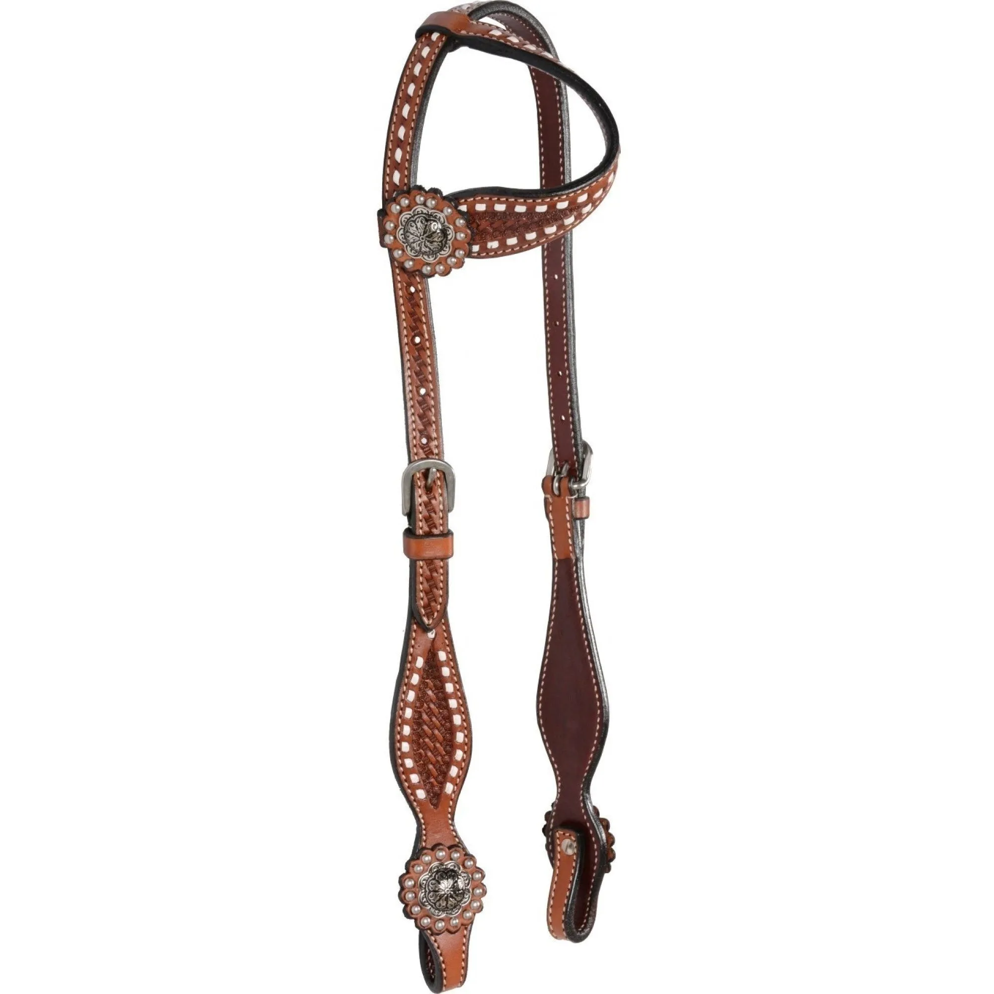 Country Legend Buckstitch & Basket One Ear Headstall