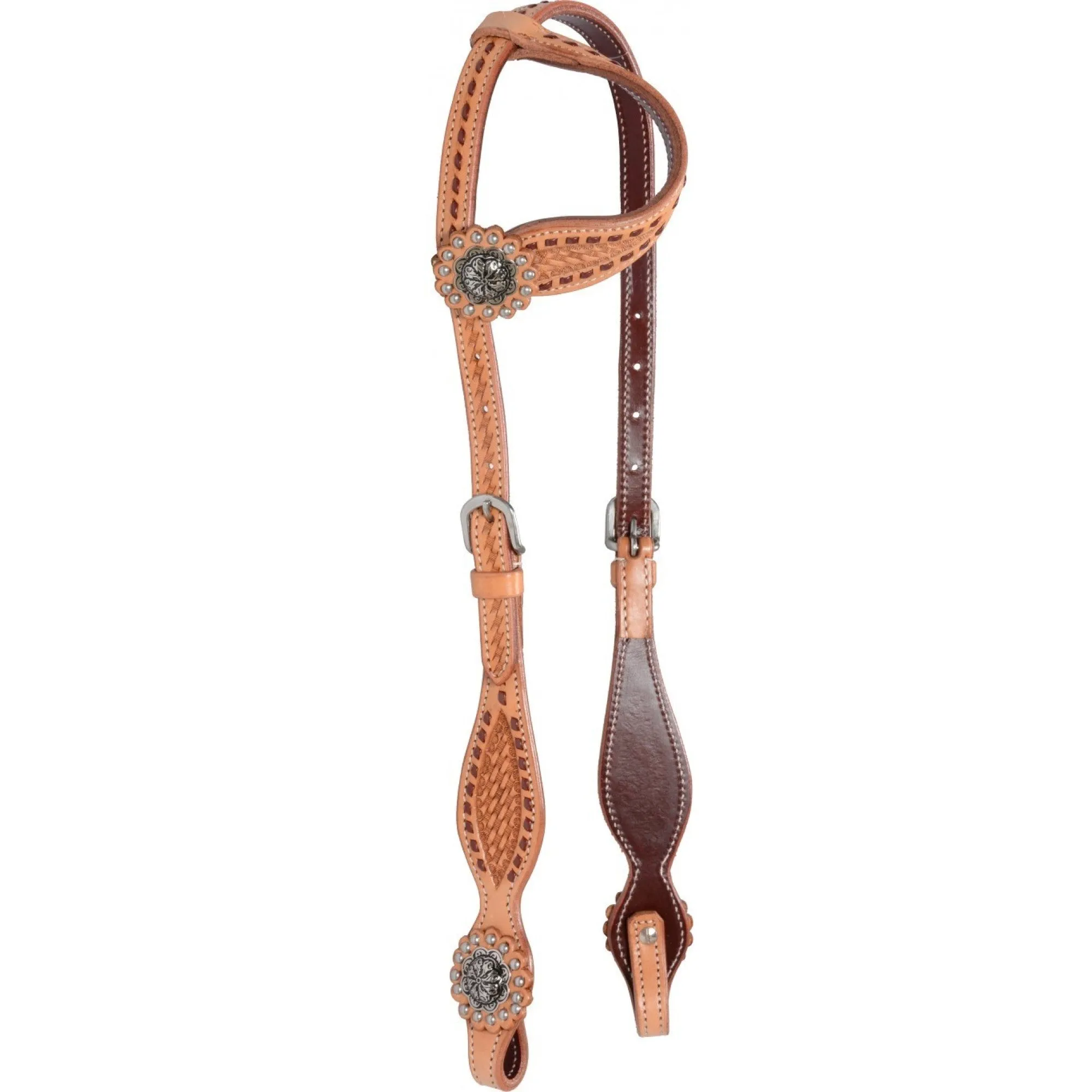 Country Legend Buckstitch & Basket One Ear Headstall