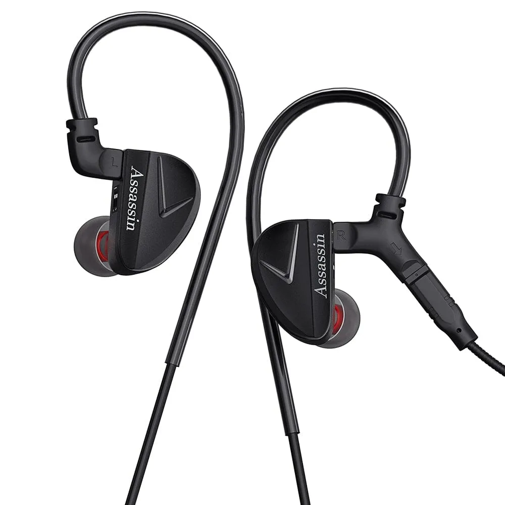 CVJ Assassin 10mm DD   1 BA   1 New Vibration Driver Unit Gaming IEMs