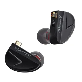 CVJ Assassin 10mm DD   1 BA   1 New Vibration Driver Unit Gaming IEMs