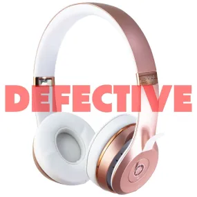 DEFECTIVE Beats by Dr. Dre Solo3 Series Wireless On-Ear Headphones - Rose Gold