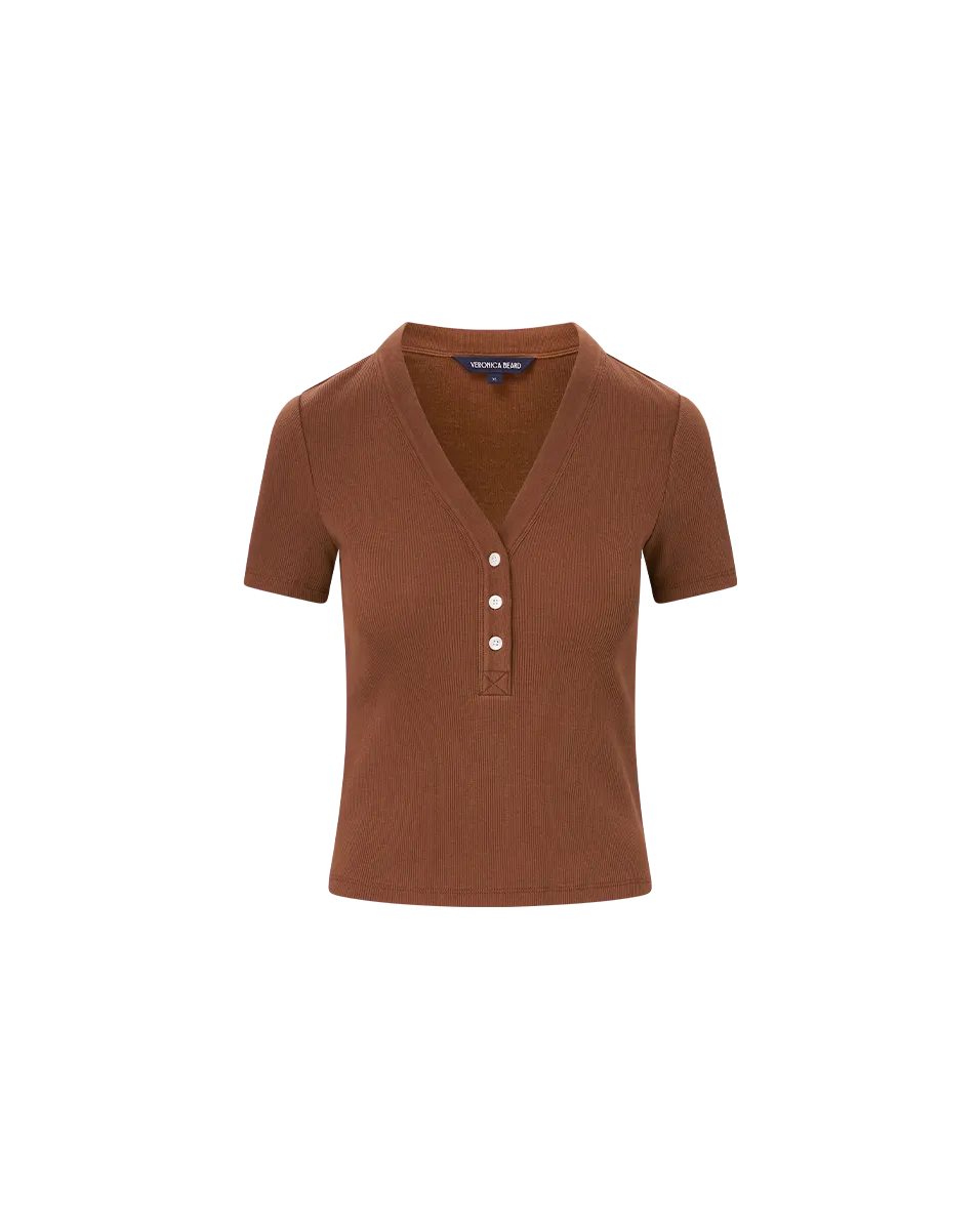 Dekalb Ribbed Henley T-Shirt