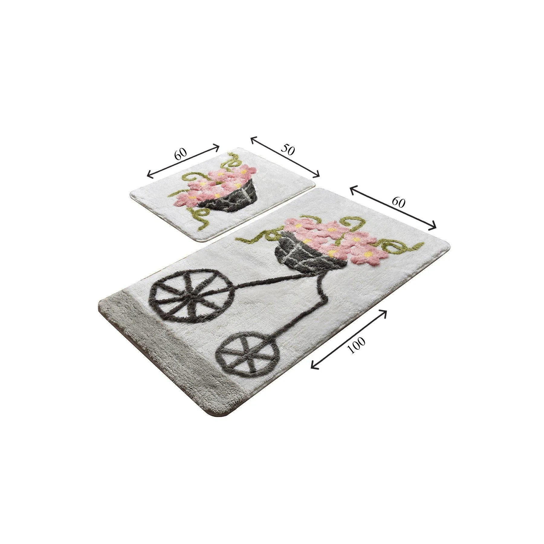 Dore Pink  Bath Mat