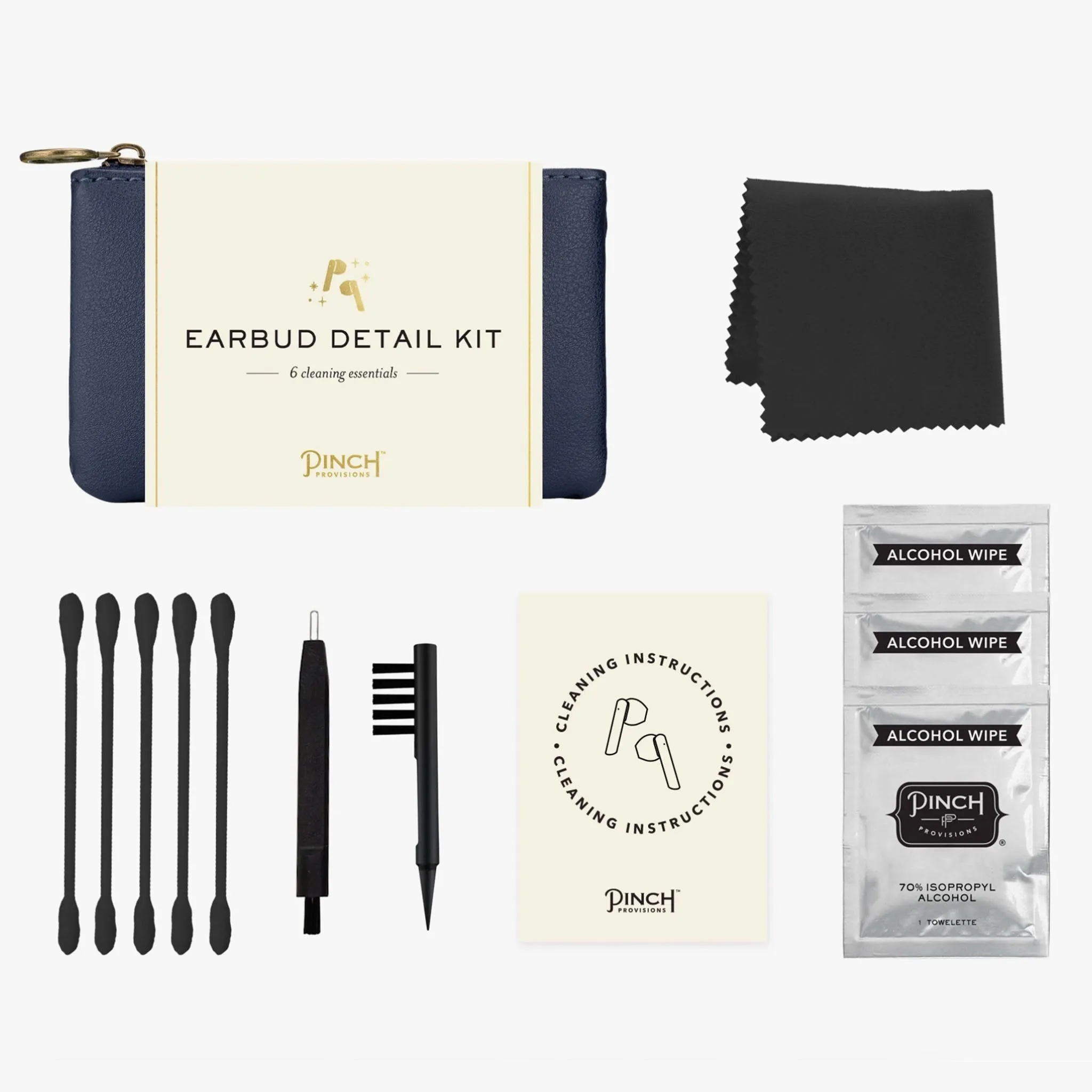Earbud Detail Kit in Navy