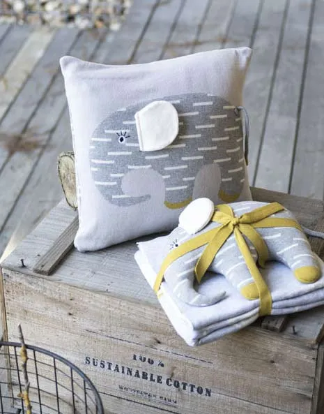 Elephant Nursery Bedroom Cushion