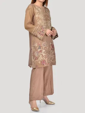 Embroidered Net Suit