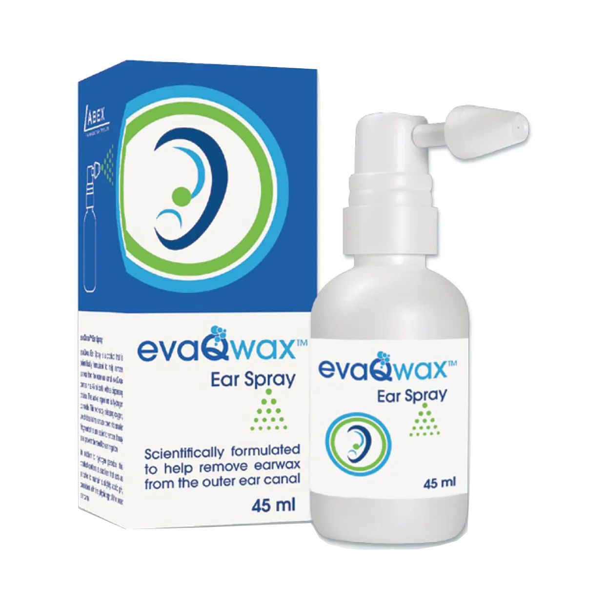 Evaqwax Ear Spray 45ml
