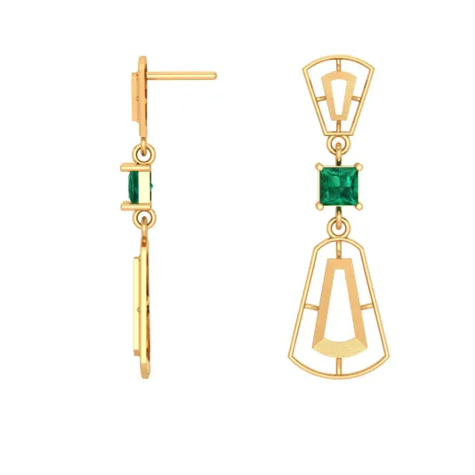 Fashionista Gold Earrings