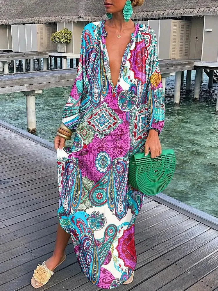 Fila Bohemian Prints Maxi Dress