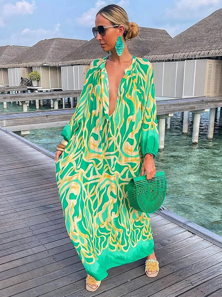 Fila Bohemian Prints Maxi Dress