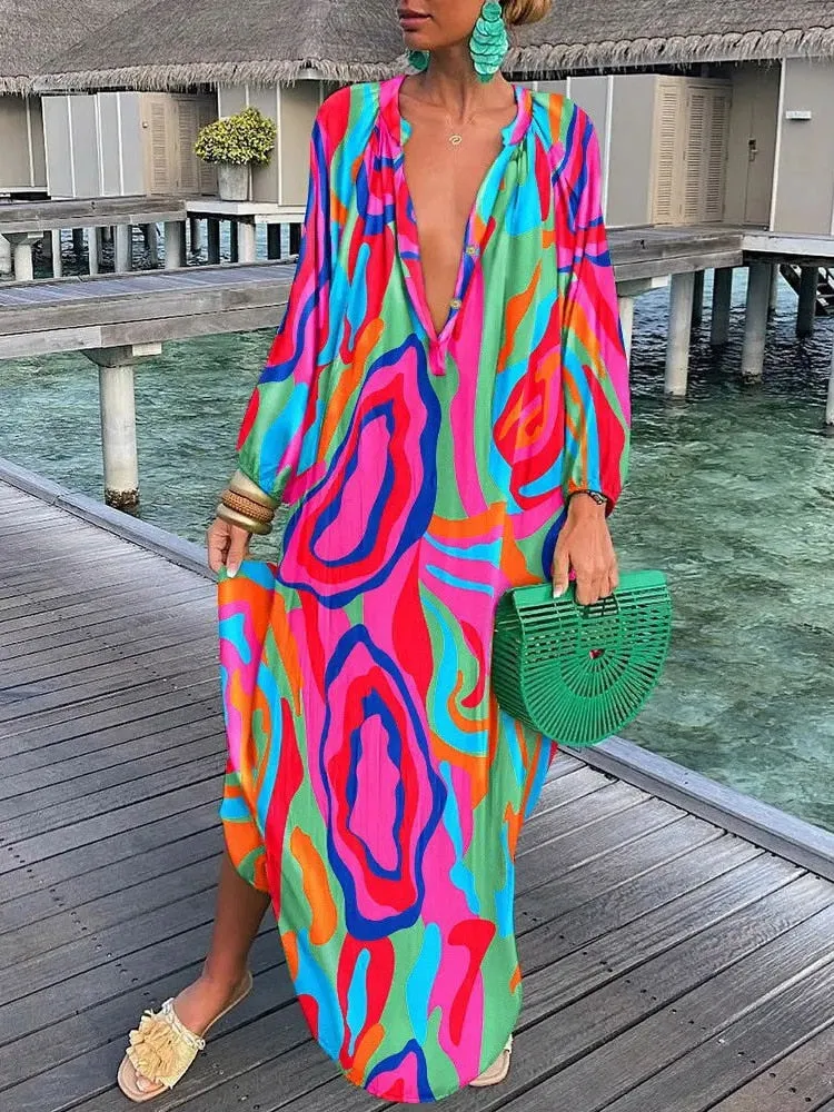 Fila Bohemian Prints Maxi Dress