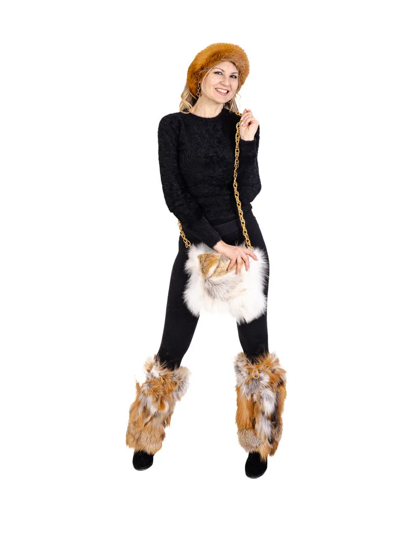 Fox Fur Purse & Hand Muffs