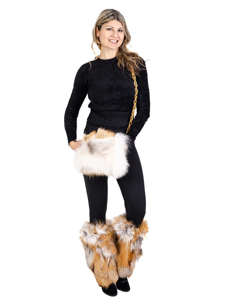 Fox Fur Purse & Hand Muffs
