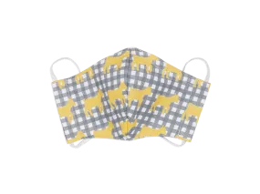 Gingham Goat Face Mask