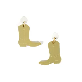 Gold Boot Dangles