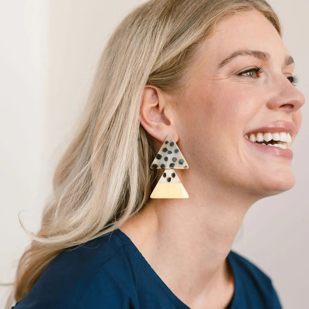 Gold Dipped Presidio Earrings