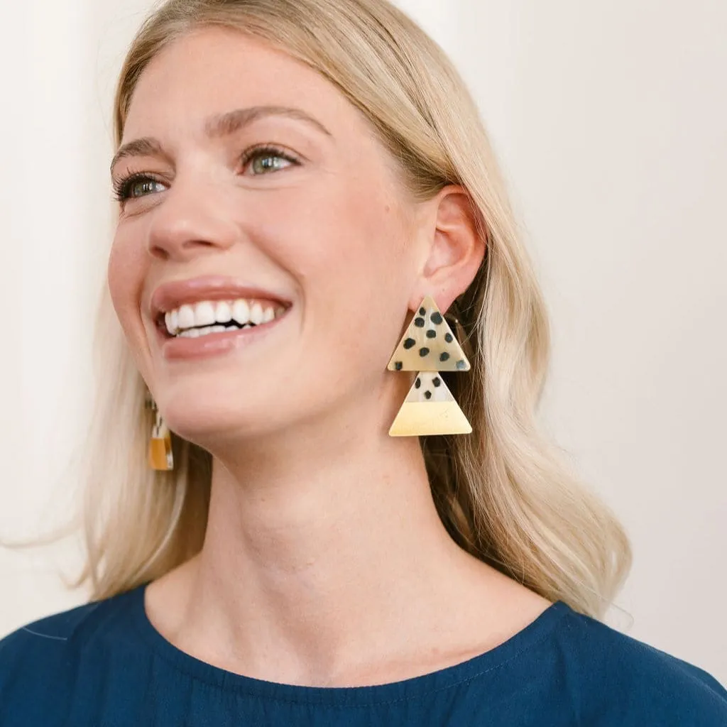 Gold Dipped Presidio Earrings