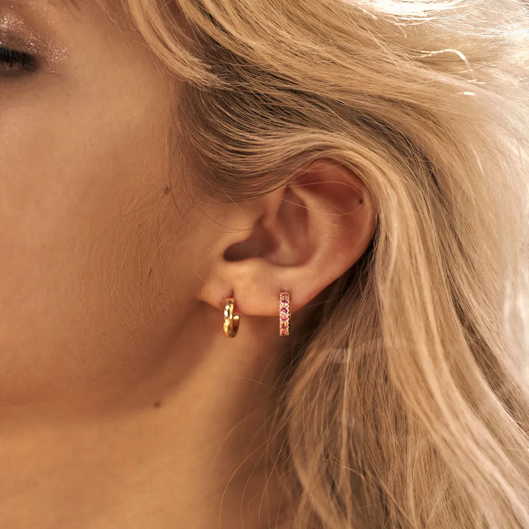 Gold Huggie Earring