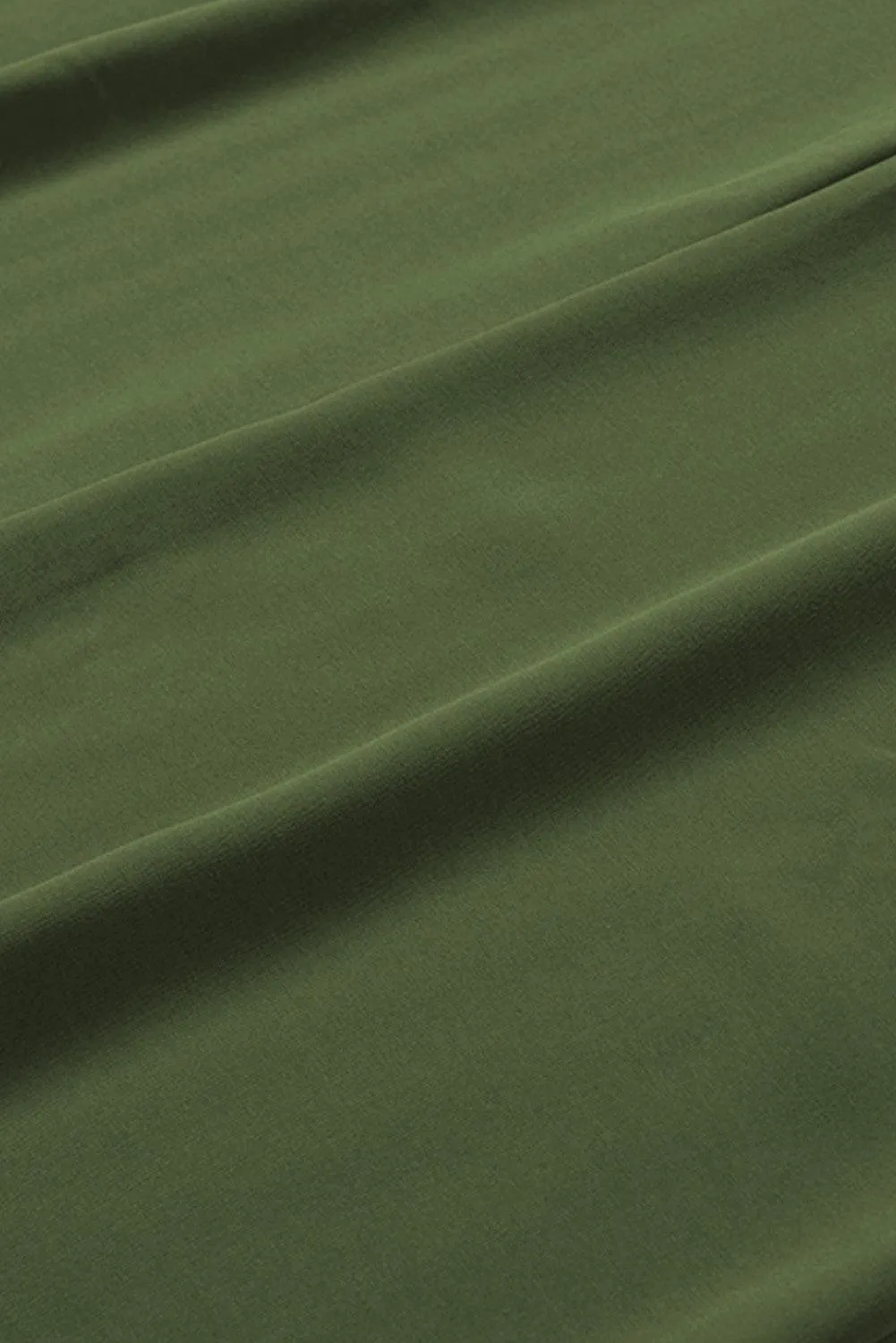Green Buttoned Slip Dress