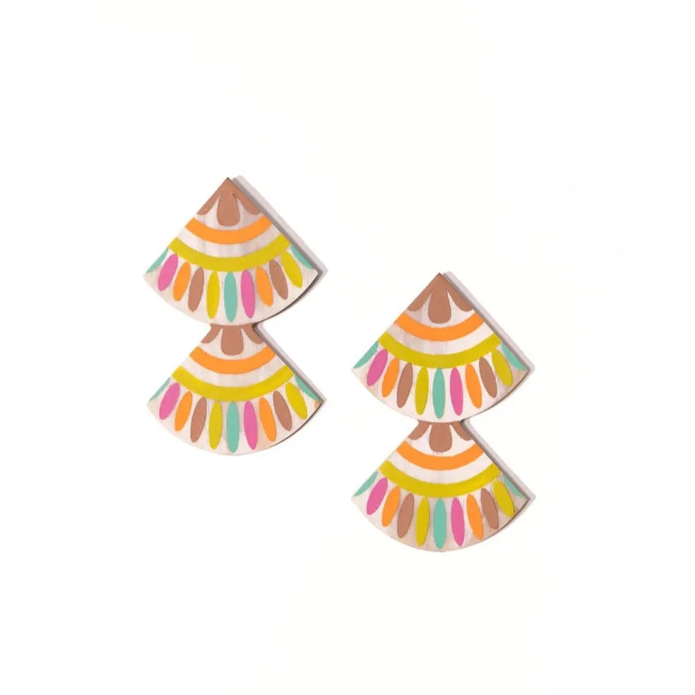 Hacienda Double Tile Earrings