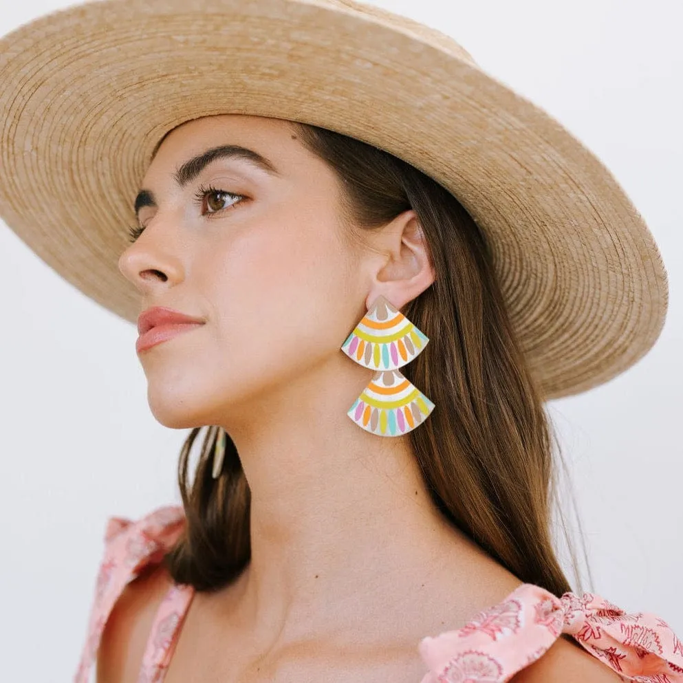 Hacienda Double Tile Earrings