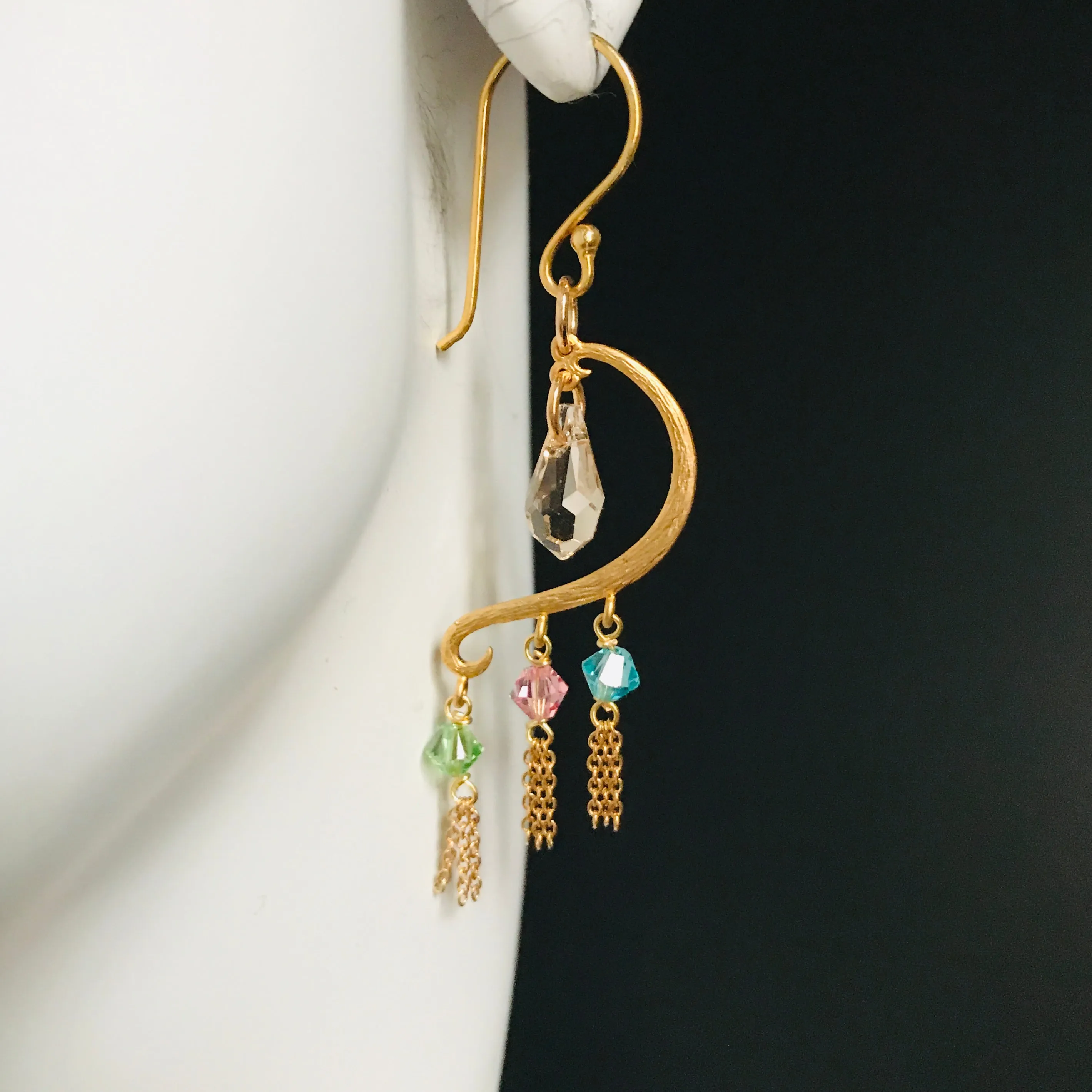 Heavenly Elegance Tassel Earrings