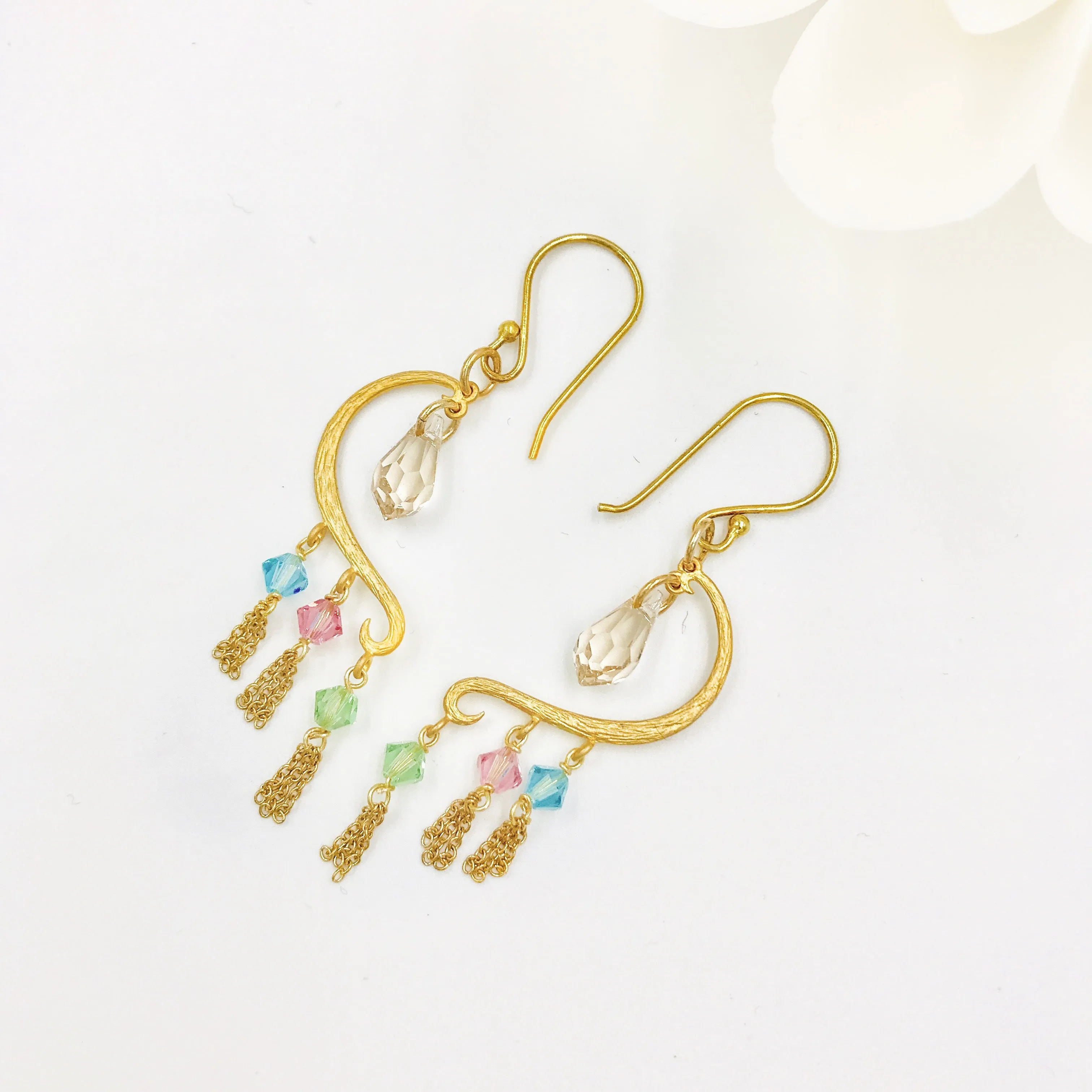 Heavenly Elegance Tassel Earrings
