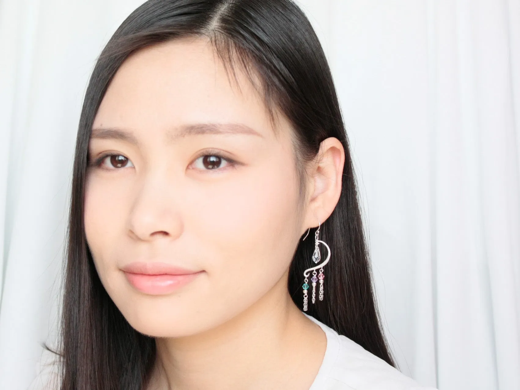 Heavenly Elegance Tassel Earrings