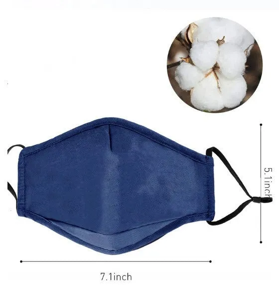 High Quality, 3 Ply, Cotton Cloth Masks-Washable, Reusable