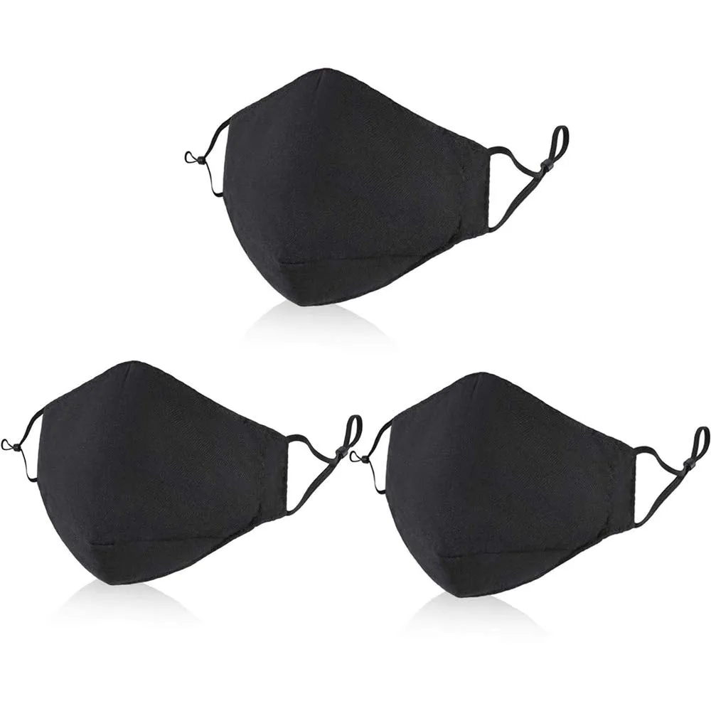 High Quality, 3 Ply, Cotton Cloth Masks-Washable, Reusable