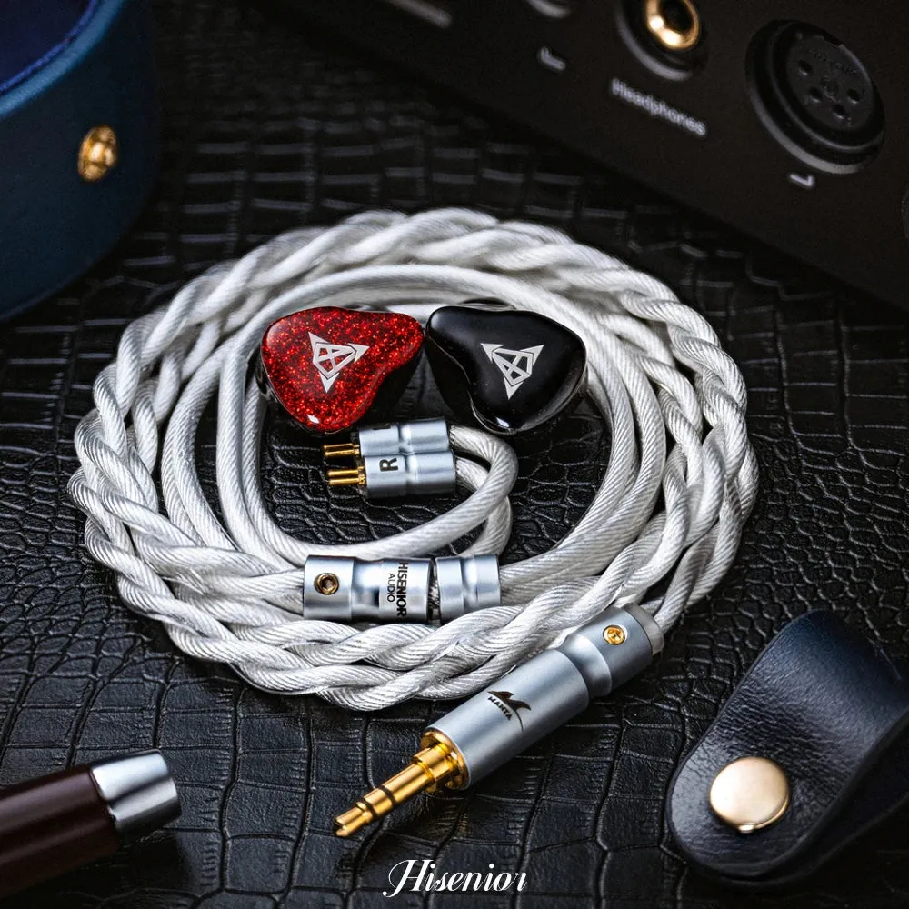 Hisenior Mega5Est Bass  1DD 2BA 2EST Tribrid Drivers IEM