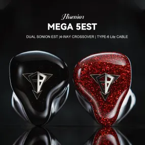 Hisenior Mega5Est Bass  1DD 2BA 2EST Tribrid Drivers IEM
