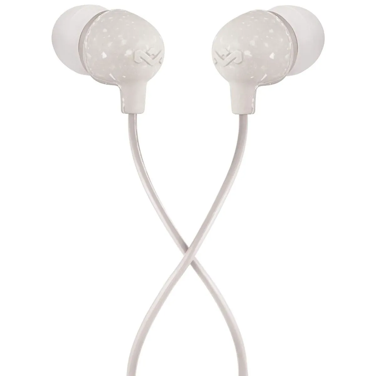 House of Marley Little Bird: Wired Earphones with Microphone - White