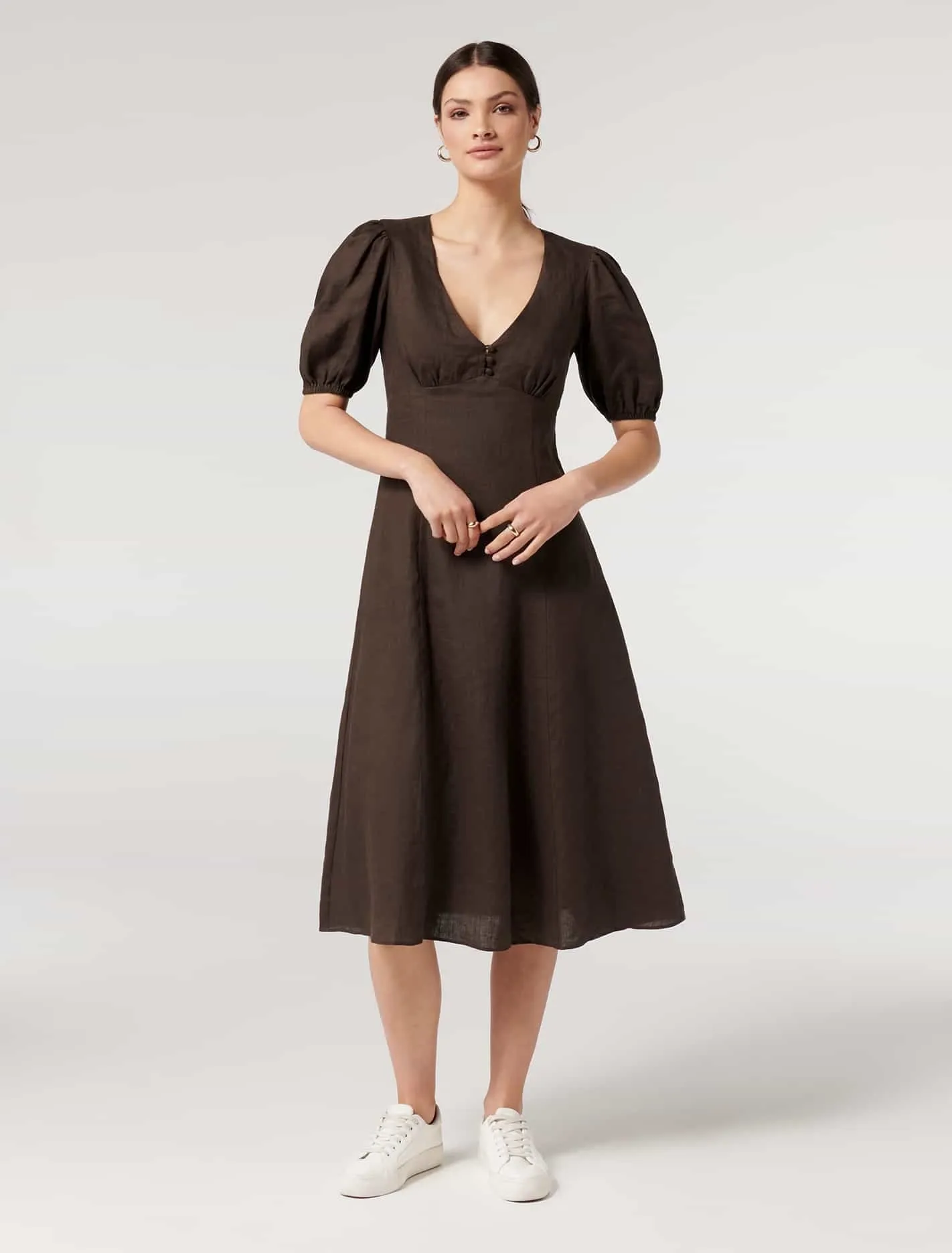 Isabella Open Back Midi Dress