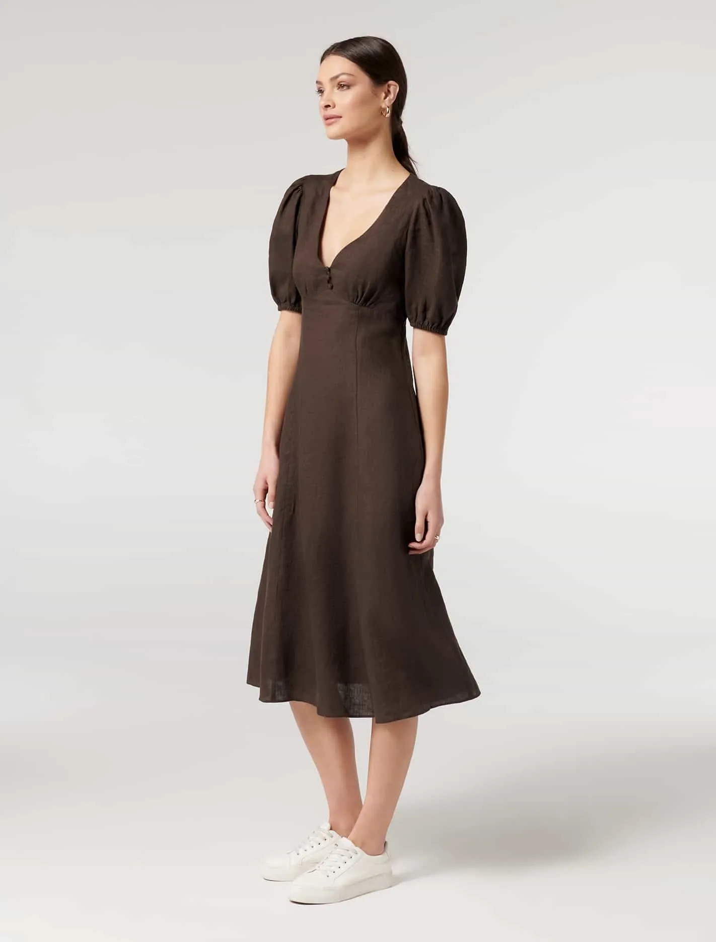 Isabella Open Back Midi Dress