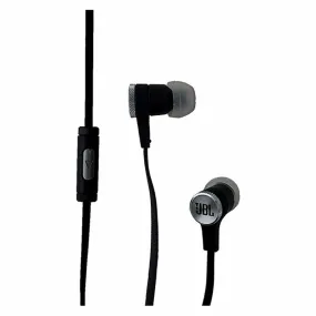 JBL Synchros E10 Stereo In-Ear Headphones with Microphone - Black and Silver