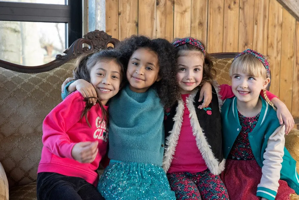 Jubel Omkeerbaar gilet suède look teddy - Girls Club