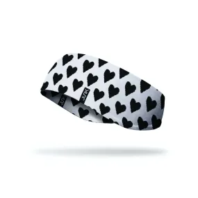 JUNK Black Heart Headband (Ear Warmer)