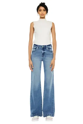 Kancan - Avonlea High Rise Wide Leg Flare Jeans - KC20024