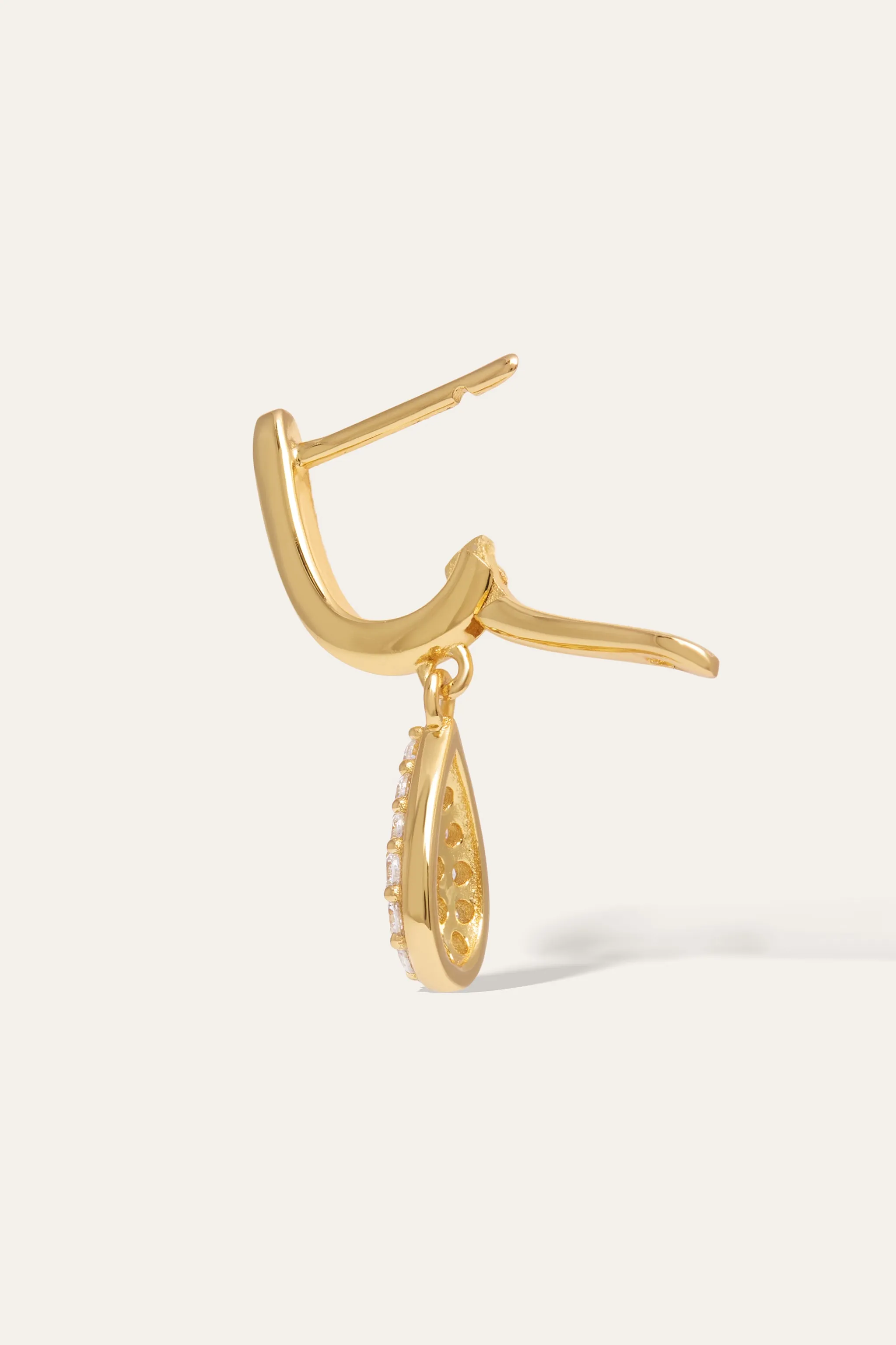 Lacrima Gold Vermeil Drop Earring