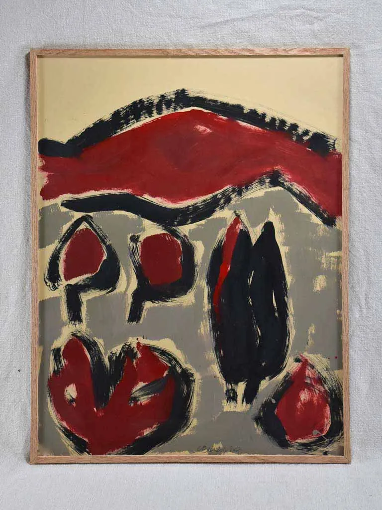 Landscape in Provence - oil on paper - Caroline Beauzon 20½" x 26½"