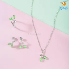 Leaf Jewellery Set - 3 pc