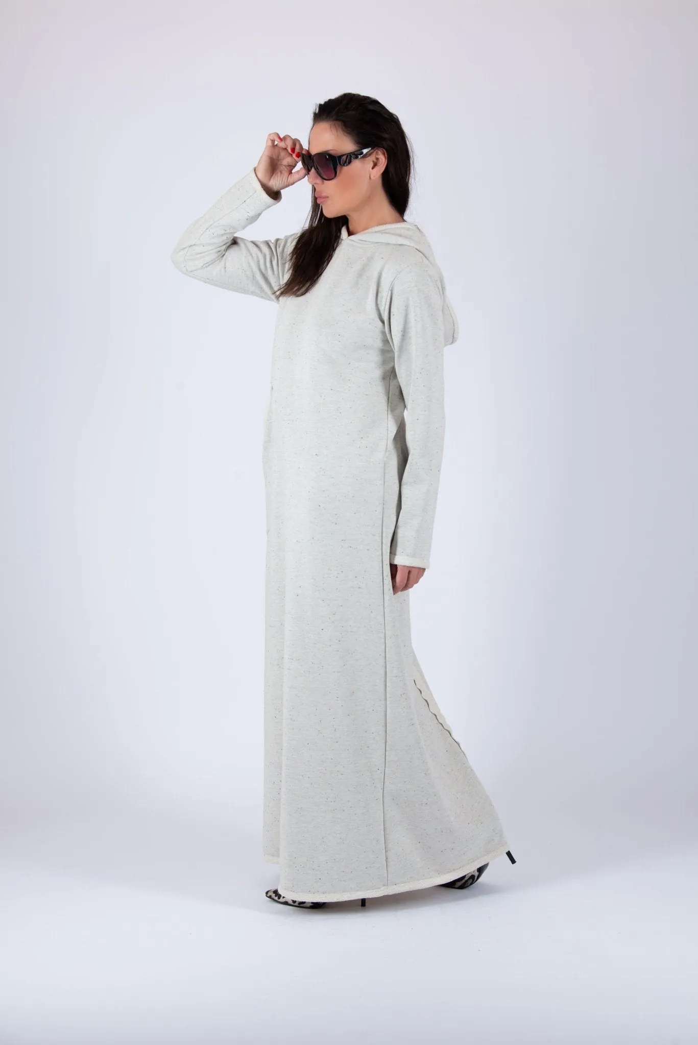 LINDA Cotton Hooded Dress