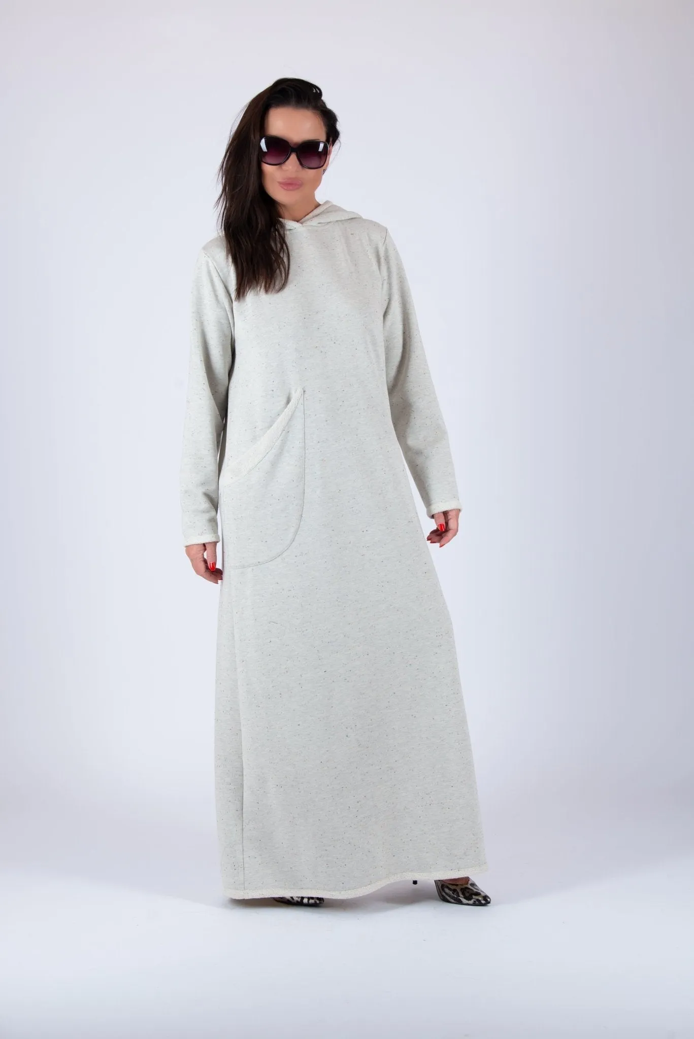 LINDA Cotton Hooded Dress