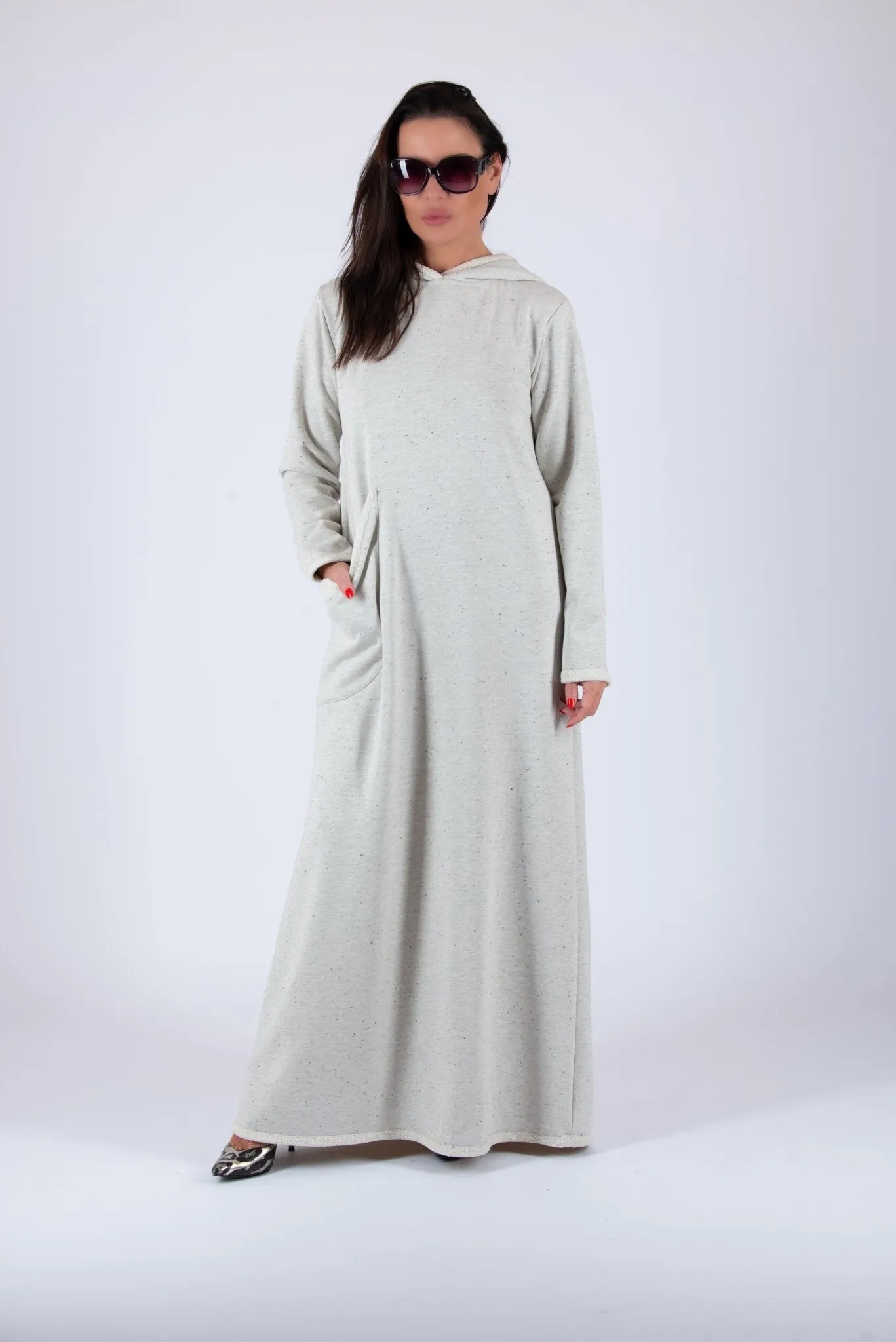 LINDA Cotton Hooded Dress