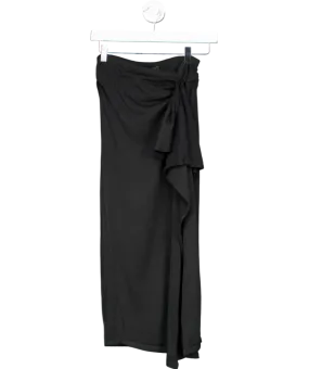 Lioness Black Banks Midi Skirt Onyx UK XS